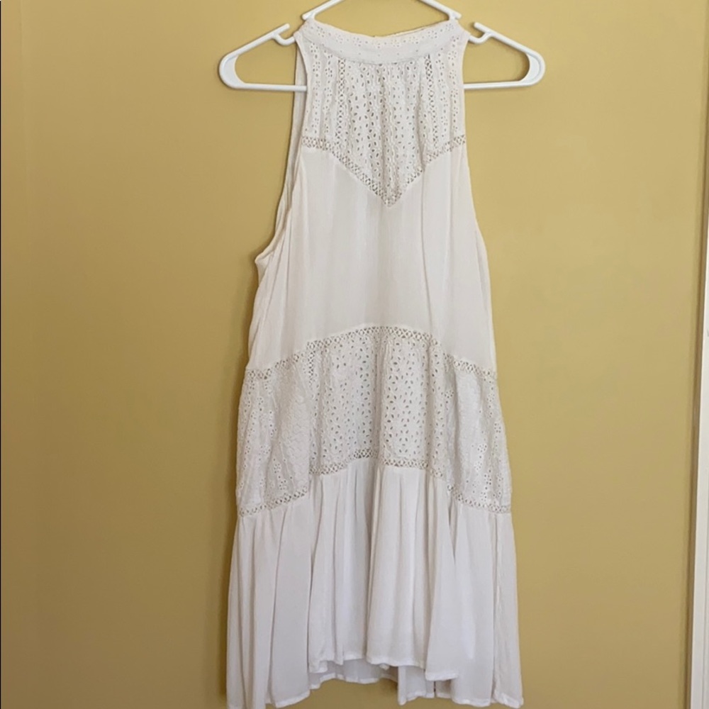 White cotton dress by Lovers & Friends